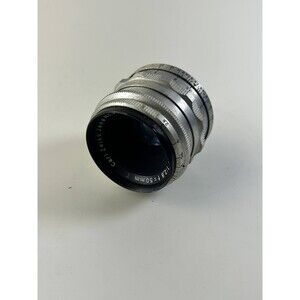 UNTESTED AS IS Carl Zeiss Jena Tessar 50mm f/2.8 T Lens - Silver